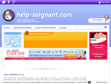 Tablet Screenshot of help-soignant.com